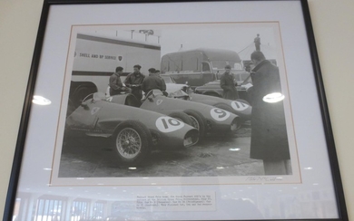 Nine 1950s, motor racing photographs by Peter McCall