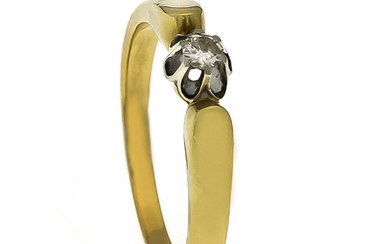 Old cut diamond ring GG / WG 585/000...
