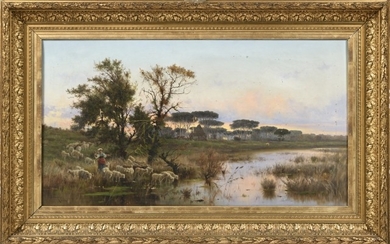Pietro BARUCCI (1845-1917) Paysage de la…