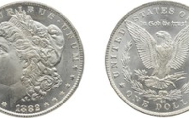 Silver Dollar, 1882-CC, PCGS MS 67 CAC