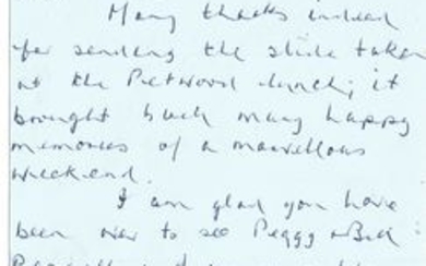 Tirpitz raider Bob Knights DFC 617 sqn hand written letter to Jim Shortland Dambuster WW2 Historian. Good Condition. All...