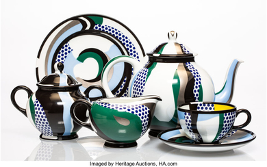 Roy Lichtenstein (1923-1997), Tea Set, set of six works (1984)