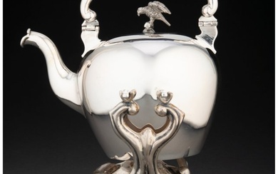 74160: An Austrian Silver Kettle-on-Stand for Tiffany &