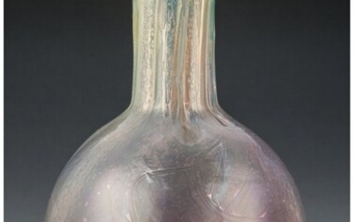79060: Tiffany Studios Reactive Favrile Glass Bottle Va