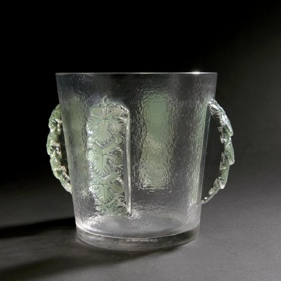 Rene Lalique, 'Epernay' champagne cooler, 1938