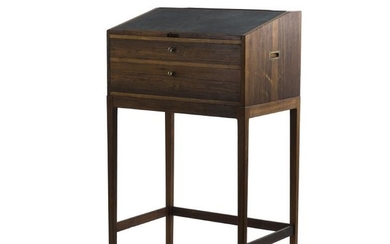 Standing desk with occasional table, c1954