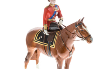 Beswick Queen Elizabeth II on horseback figure