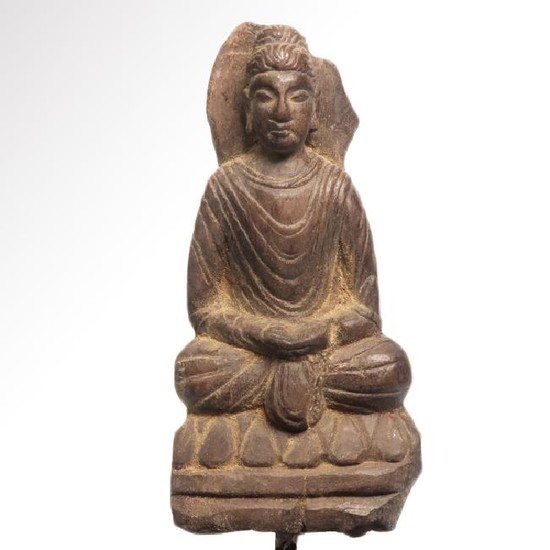 Gandhara Terracotta Figure of Buddha, c. 3rd-4th