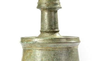 A BRONZE CANDLESTICK, ANATOLIA, 12TH-13TH CENTURY