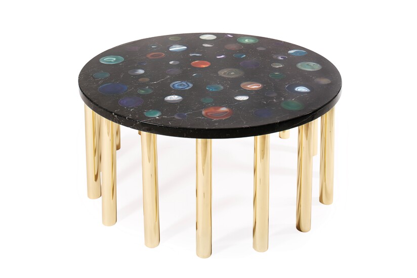 A Coffee Table Mod. “Cosmos”, designed and manufactured by Studio Superego