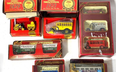 A Collection of Matchbox Models of Yesteryear, Custom Diecast Model Cars, Original Boxes