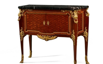 A French marquetry and gilt bronze-mounted cabinet