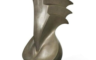 A Futurist style bronze sculpture