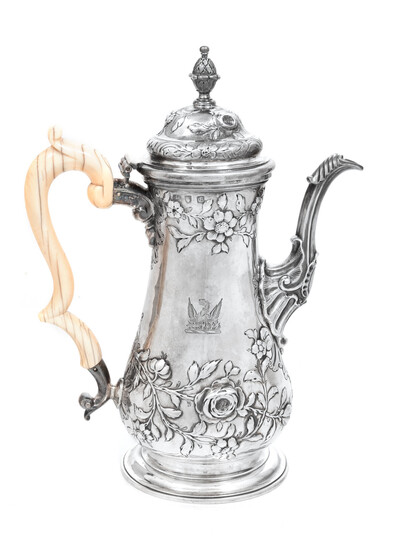 A George II/III Silver Coffee Pot