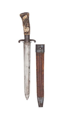 A German Hunting Knife, 19th Century