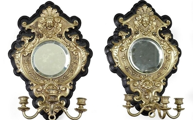 A Pair of Baroque Style Sconces.
