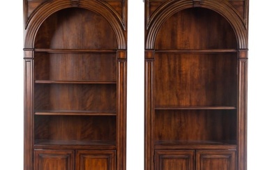 A Pair of Sligh Georgian Style Bookshelves