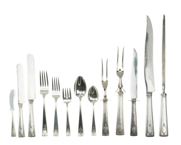 A Wallace "Carthage" sterling silver flatware service