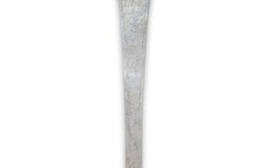 A West Country silver trefid spoon, Exeter, c.1670, prick dot engraved to reverse of bowl with the initials ER over IL and the date 1675, 18.9cm long, approx. weight 1.1oz Provenance: The estate of the late designer, Anthony Powell