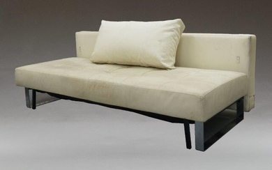 A contemporary sofa/daybed by innovation, (lacking cushion), 69cm high, 197cm wide, 96cm deep