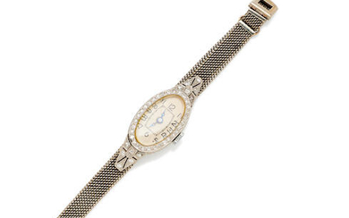 A lady's diamond dresswatch,, by Rolex