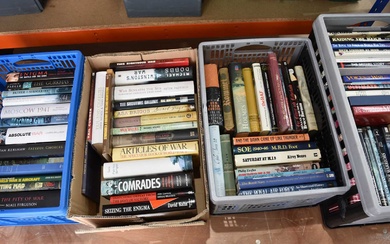 A large collection of Military related books