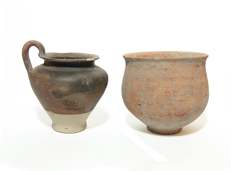 A pair of Graeco-Roman ceramic vessels