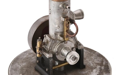 A small well engineered model of a 'Hubbard' vertical single cylinder engine