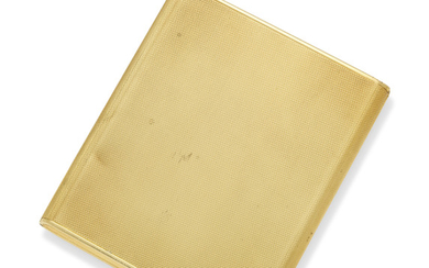 AN 18CT GOLD LARGE CIGARETTE-CASE, MARK OF OF ASPREY AND COMPANY LIMITED, LONDON, 1957