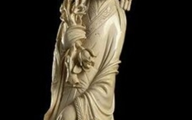 AN IVORY GUANYIN China, early 20th century