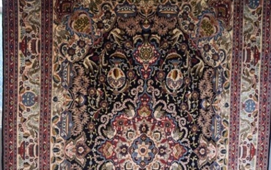 AN OUTSTANDING PERSIAN ROYAL KASHMAR ZIRKHAKI CARPET. 100% PLUSH KORK (LAMB) WOOL PILE. FINELY HAND-KNOTTED IN THE KASHMAR REGION OF...