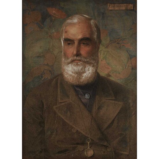 ANTHONY FREDERICK AUGUSTUS SANDYS (BRITISH 1829-1904) PORTRAIT OF DAVID BROMILOW - 1876