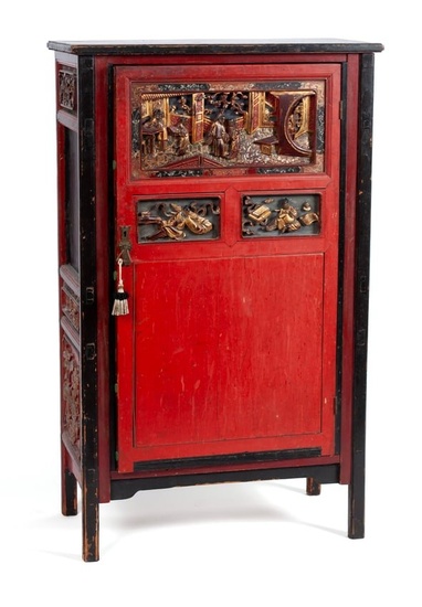 ASIAN LACQUERED CABINET