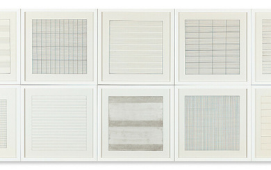 Agnes Martin Canada / 1912 - 2004 Paintings and drawings 1974-1990 (1991)