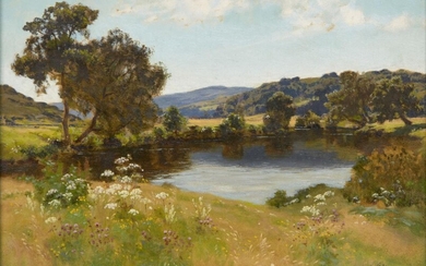 Alfred Oliver, British 1886-1921- The River Llwywy...