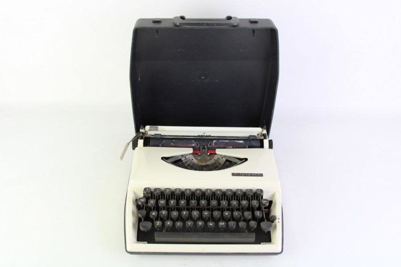 An Adler Cased Typewriter