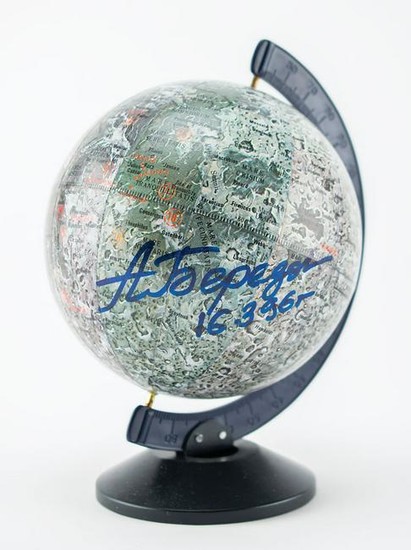 Anatoly Berezovoy Signed Lunar Globe
