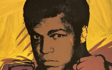 Andy Warhol (after) - Muhammad Ali (Yellow/Brown)