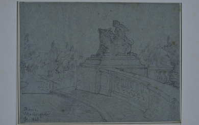 Anonimo, XIX sec. Villa Borghese 1843