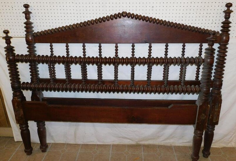 Antique Jenny Lind Queen Size Bed, (No Rails)