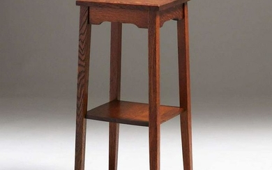 Arts & Crafts Square Tapered Leg Stand c1910