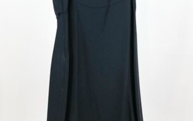 BALENCIAGA "Le Dix" Black Silk Dress