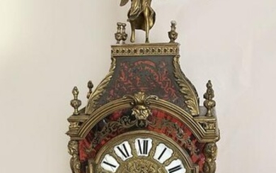 BOULLE INLAID MANTLE CLOCK