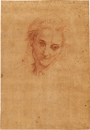 Batoni, Pompeo – Bildnis einer Frau mit gesenktem Blick