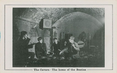 Beatles 1963 Cavern Club Promotional Card
