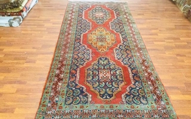 Beautiful Vintage Persian Gallery size rug-74