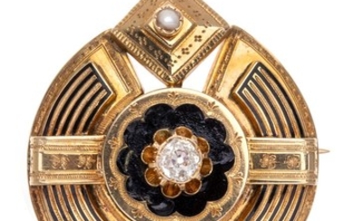 Biedermeier brooch, 1st half of the 19th Century, France