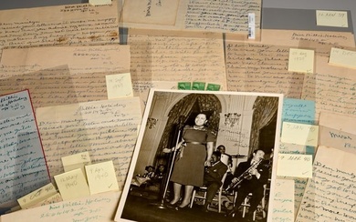 Billie Holiday, archive autograph letters signed