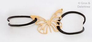 Bracelet « Papillon » en or jaune ajouré, le brace…