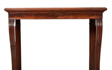 British 19th Century A marble-top mahogany console table Provenance:...